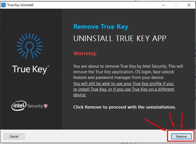 Intel security true key что это